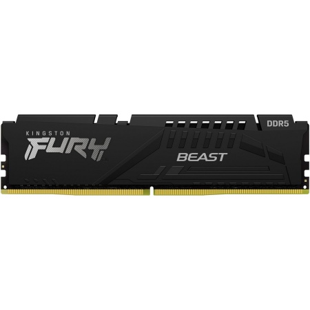 Память DDR5 32Gb 6000MHz Kingston KF560C40BB-32 Fury Beast Black RTL Gaming PC5-48000 CL40 DIMM 288-pin 1.25В dual rank с радиатором Ret