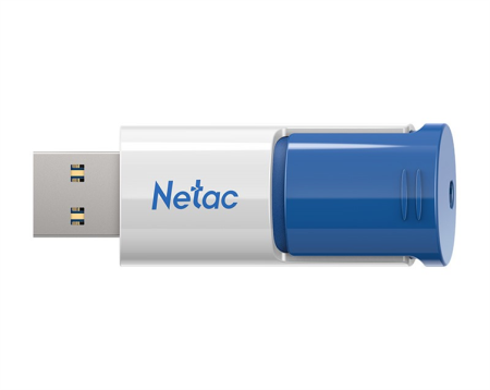 Флеш Диск Netac 16Gb U182 NT03U182N-016G-30BL USB3.0 синий/белый