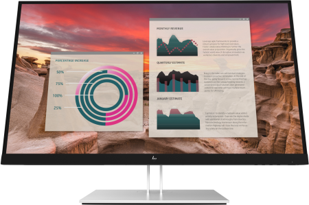 Монитор HP E27u G4 27 Monitor 2560x1440, 16:9, IPS, 250 cd/m2, 1000:1, 5ms, HDMI, USB-C, USB, DisplayPort, 50/60 Hz, height, tilt, swivel, pivot, Silver (нет евровилки, опция)