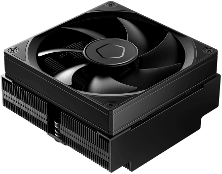 Кулер для процессора ID-COOLING IS-53-XT BLACK LGA1851/1700/1200/115X/AM5/AM4 низкопрофильный высота 53mm (24шт/кор, TDP 95W, PWM, 4 тепл.трубок + медная база, FAN 92mm, черный) BOX