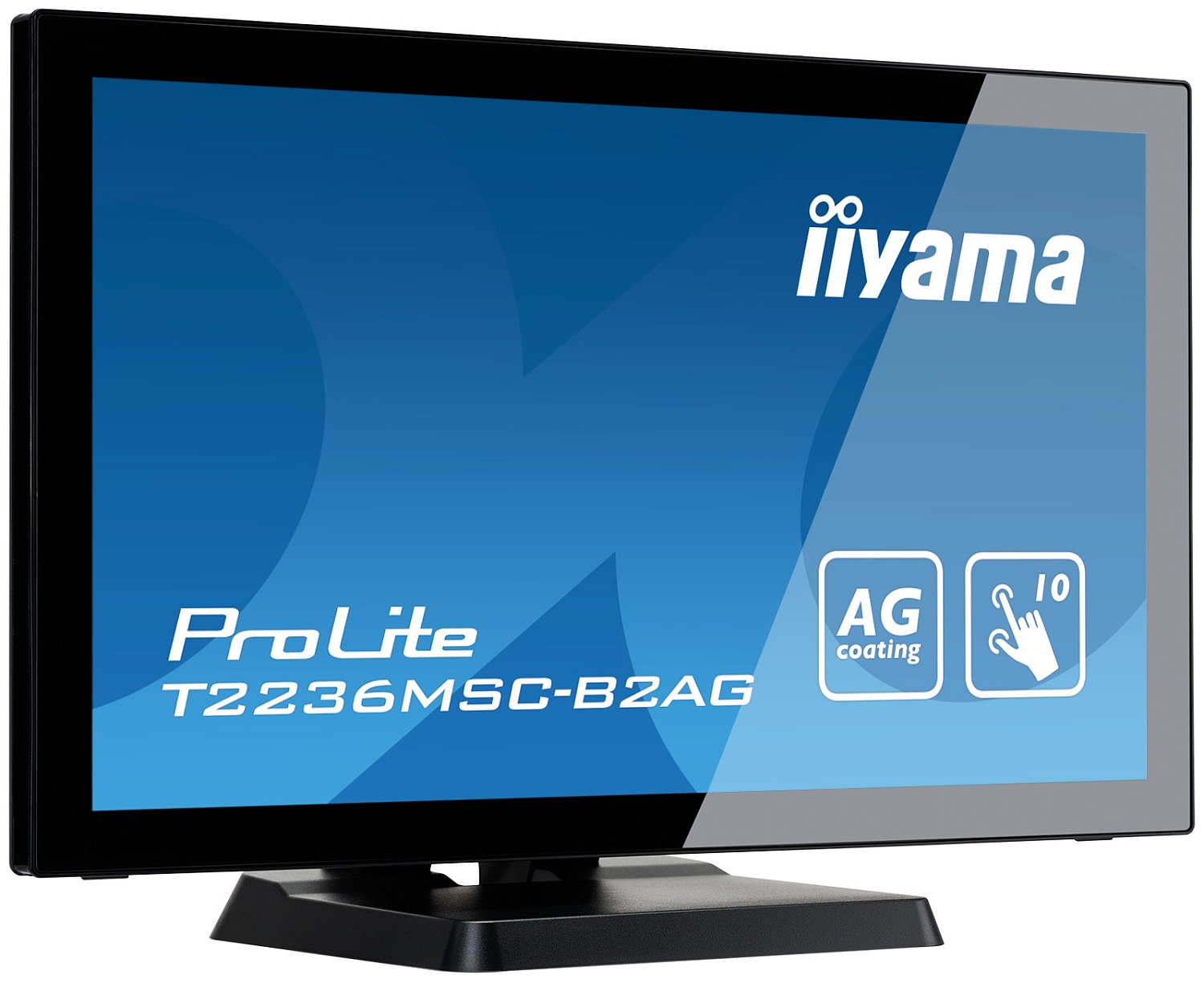 Монитор Iiyama 21.5" ProLite T2236MSC-B2AG черный VA LED 16:9 DVI HDMI M/M матовая 250cd 178гр/178гр 1920x1080 VGA FHD USB Touch 5.8кг