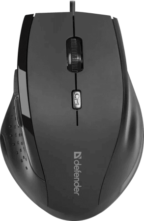 Мышь Defender Accura MM-362 черный оптическая 1600dpi USB 5but (52362)