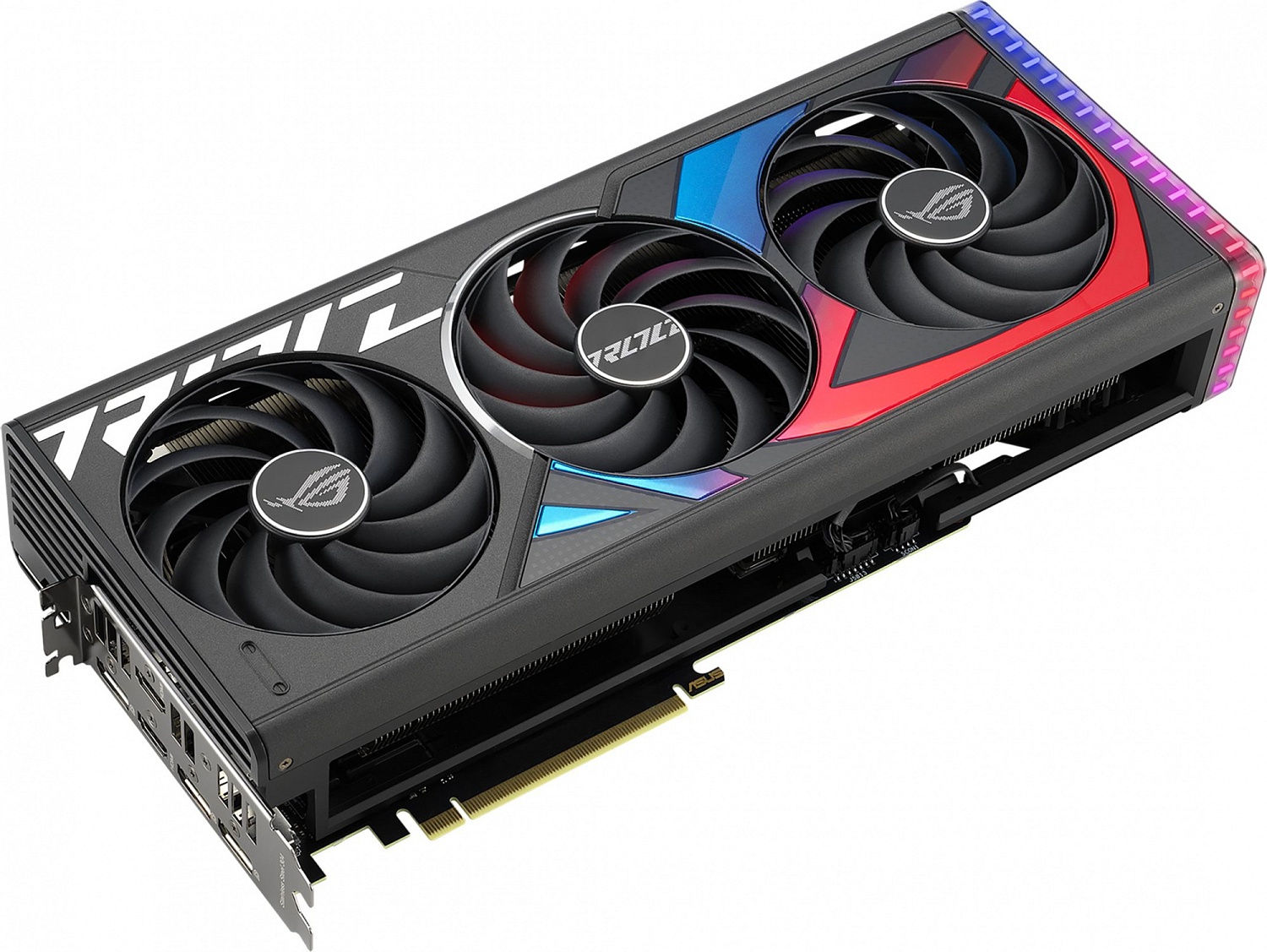 Видеокарта Asus PCI-E 4.0 ROG-STRIX-RTX4070TIS-O16G-GAMING NVIDIA GeForce RTX 4070TI Super 16Gb 256bit GDDR6X 2670/21000 HDMIx2 DPx3 HDCP Ret
