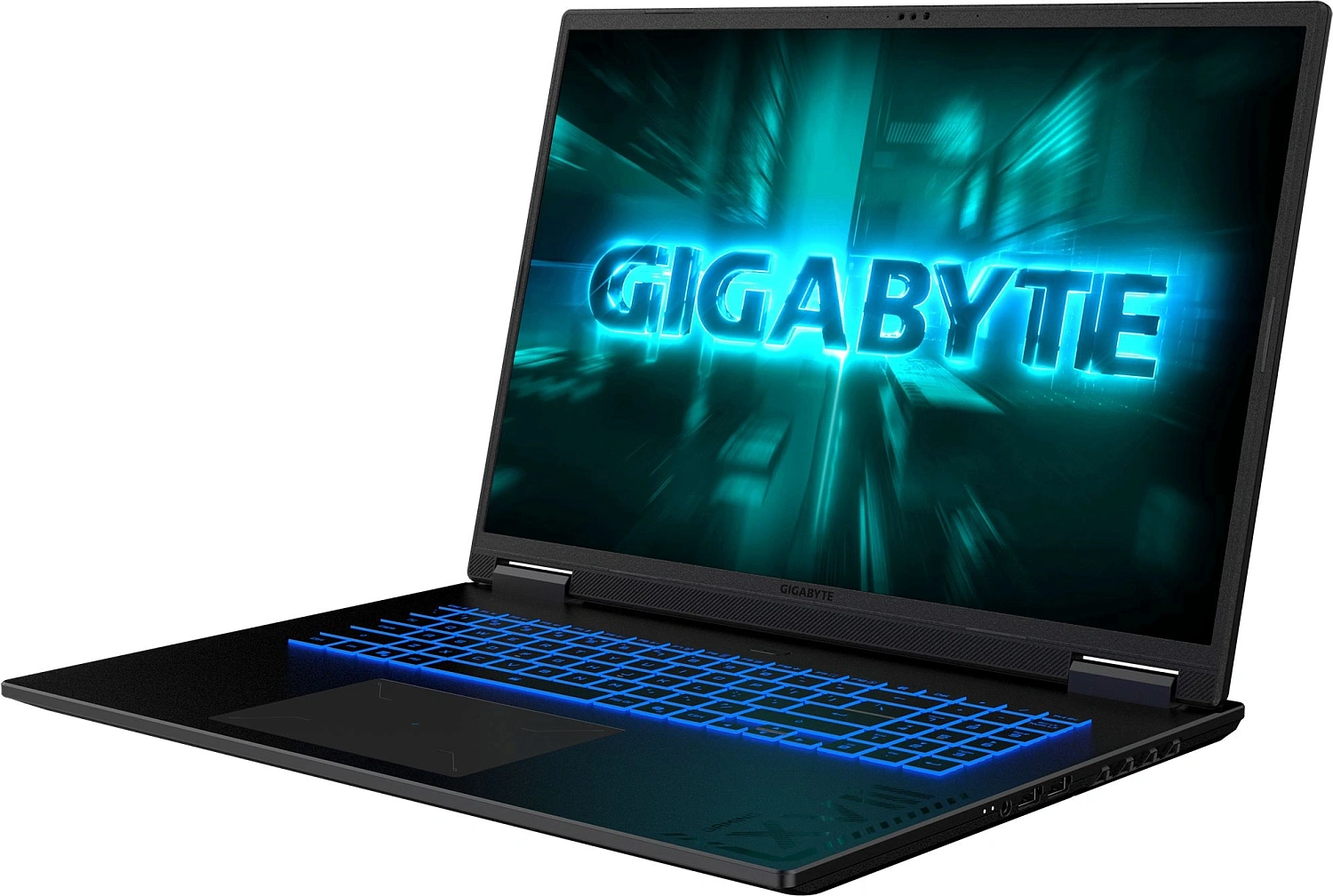 Ноутбук Gigabyte Gaming A18 GA83H AMD Ryzen 7 260/16Gb (1*16 D5)/SSD1Tb/RTX5070 8Gb (85W)/18"/IPS/WQXGA/2560x1600/165Hz/NoOS/RJ-45/Black/2.8kg