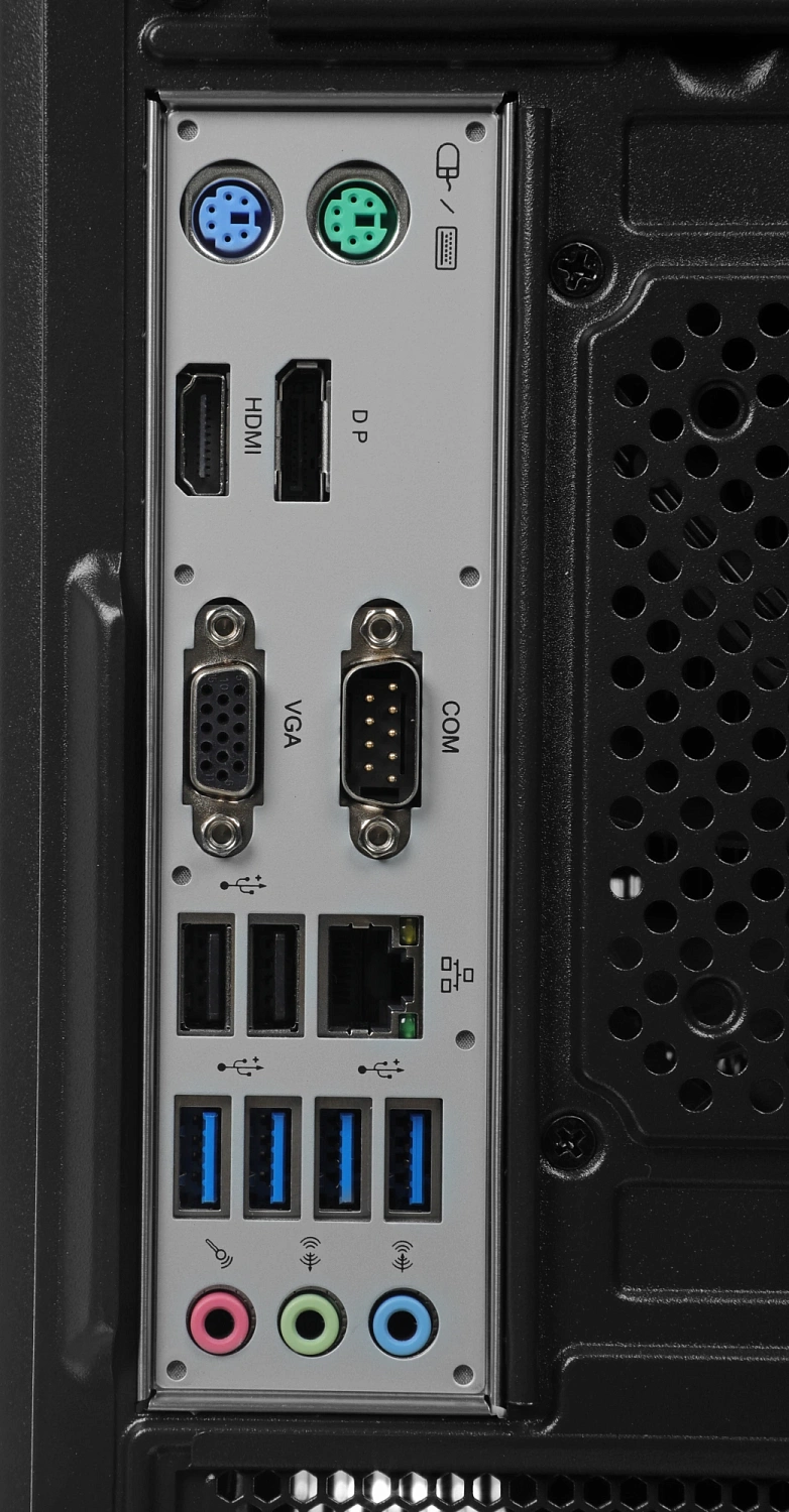 ПК Amur Нарвал A5A12 MT Ryzen 5 3400G (3.7) 8Gb SSD256Gb Vega 11 FreeDOS GbitEth 400W мышь клавиатура черный (RUS) (2139459)