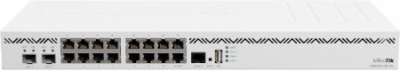 Маршрутизатор MikroTik Cloud Core Router 2004-16G-2S+ with Annapurna Labs Alpine v2 CPU with 4x ARMv8-A Cortex-A57 cores running at 1.7GHz, 4GB of DDR4 RAM, 128MB NAND storage, 16 x Gbit LAN, 2x SFP+ ports, 1U rack