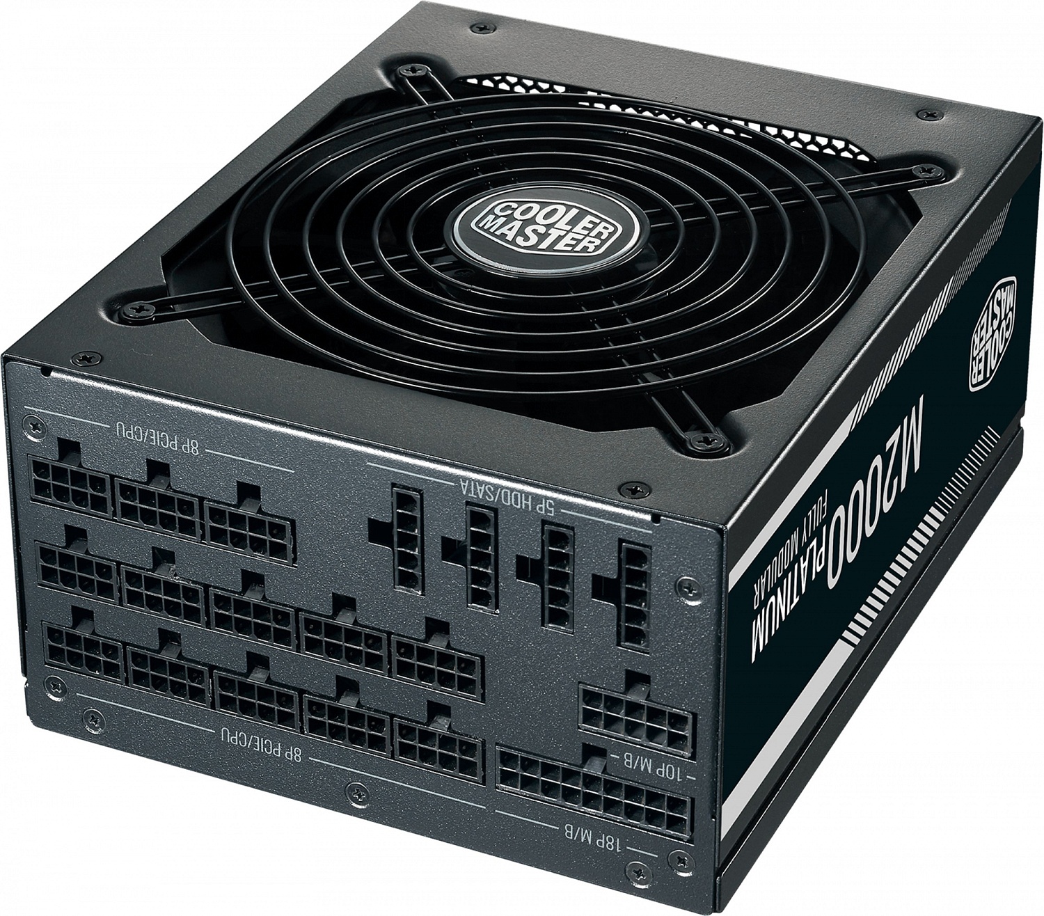 Блок питания Cooler Master ATX 2000W M2000 80+ platinum 24pin APFC 135mm fan 12xSATA Cab Manag RTL