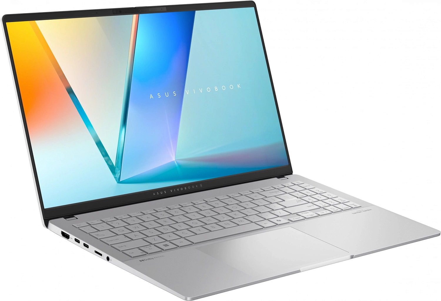 Ноутбук ASUS Vivobook S 15 OLED S5507QA-MA013W Snapdragon® X Plus X1P 42 100   3.4GHz  LPDDR5X 16GB 1TB PCIE G4 SSD   15.6" 3К (2880 x 1620) OLED  120Hz WIN11 HOME  Cool Silver