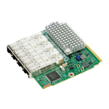 AOC-MTG-I4S-O Super I/O Module (SIOM) Form Factor, 4x10GbE SFP+ (Intel® XL710)