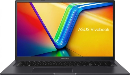 Ноутбук ASUS Vivobook 17X K3704VA-AU051 Core i5-13500H Processor/DDR4 16GB/512GB M.2 SSD /17.3" FHD IPS (1920 x 1080)/No OS/Indie Black/2,1Kg/RU_EN_Keyboard