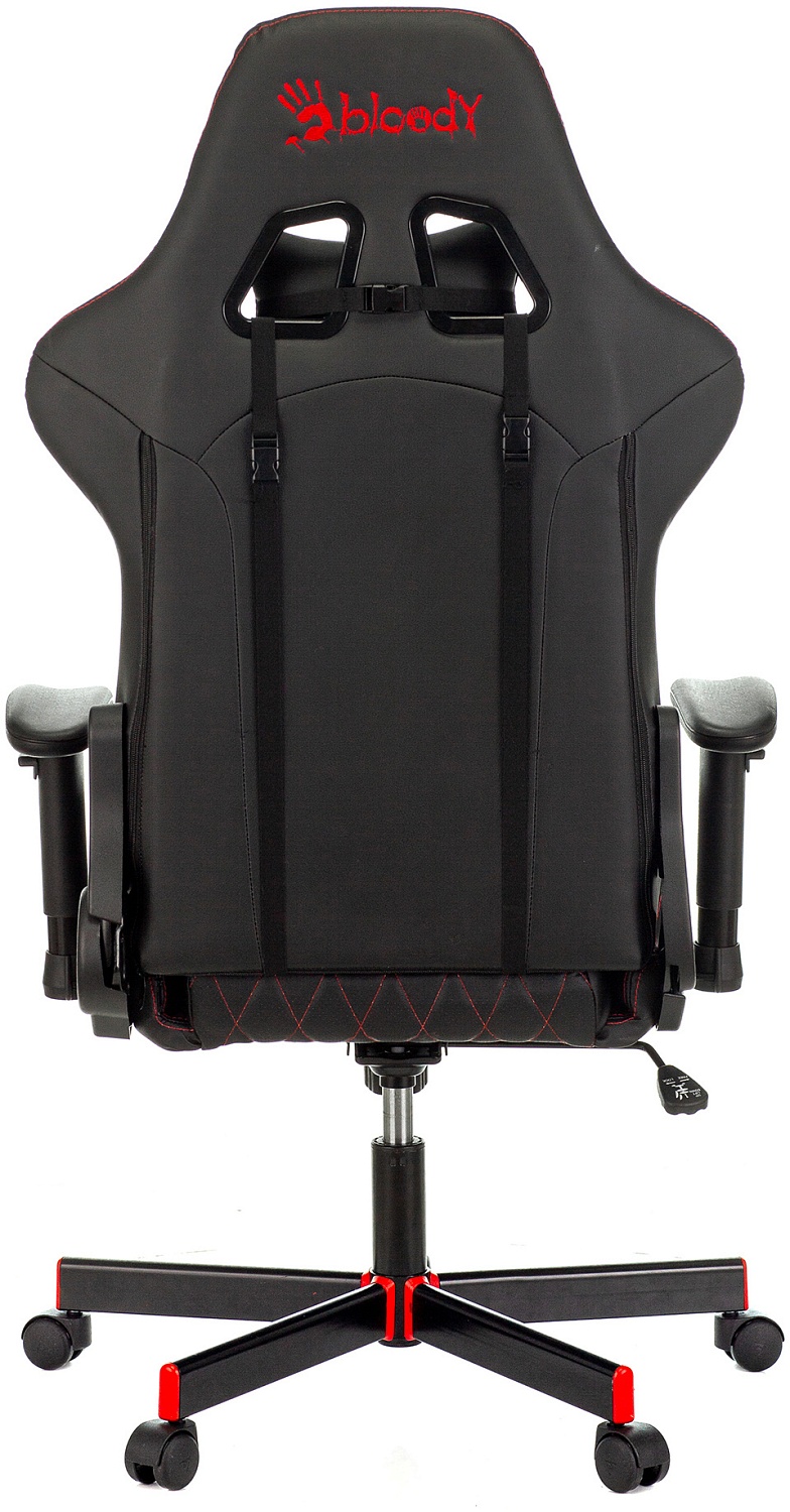Кресло игровое A4Tech Bloody GC-800 черный ромбик эко.кожа крестов. металл Кресло игровое A4Tech Bloody GC-800 черный ромбик эко.кожа крестов. металл