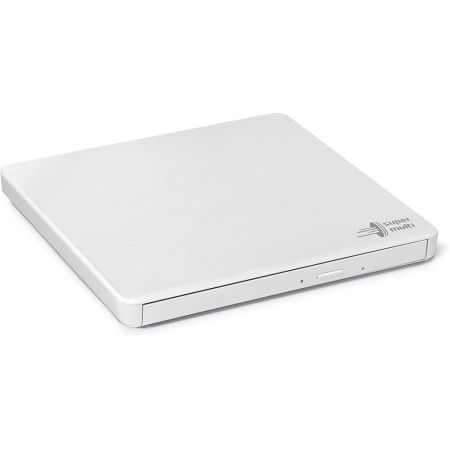 LG DVD±RW DL External Slim ODD GP60NW60 USB 2.0, DVD±R 8x, DVD±RW 8/6x, DVD±R DL 6x, DVD-RAM 5x, GP60NW60 CD-RW 24x, CD-R 24x, DVD-ROM 8x, CD 24x, M-DISC, White, Retail {10}