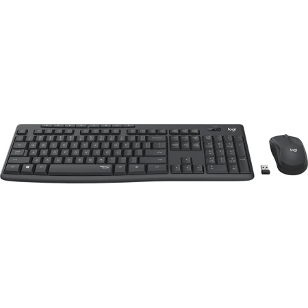 Клавиатура+мышь Logitech Wireless Desktop MK295 (Keybord&mouse), USB, SilentTouch, Black, [920-009807]