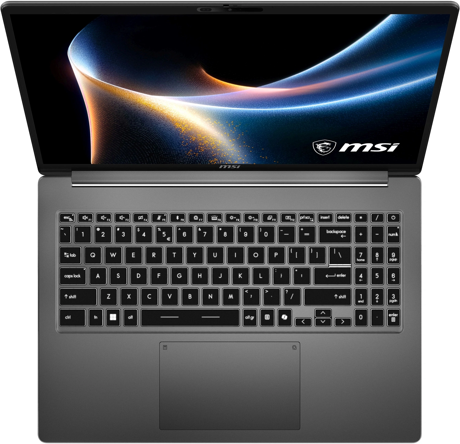ноутбук MSI Modern 16S AI+ G3MG Core Ultra 5 322 16" 16:10 FHD+ (1920 x 1200) OLED,DDR5 16GB,512GB SSD, Intel Arc Graphics,backlight,60Whr,1.7kg,1y,No OC,Platinum Gray