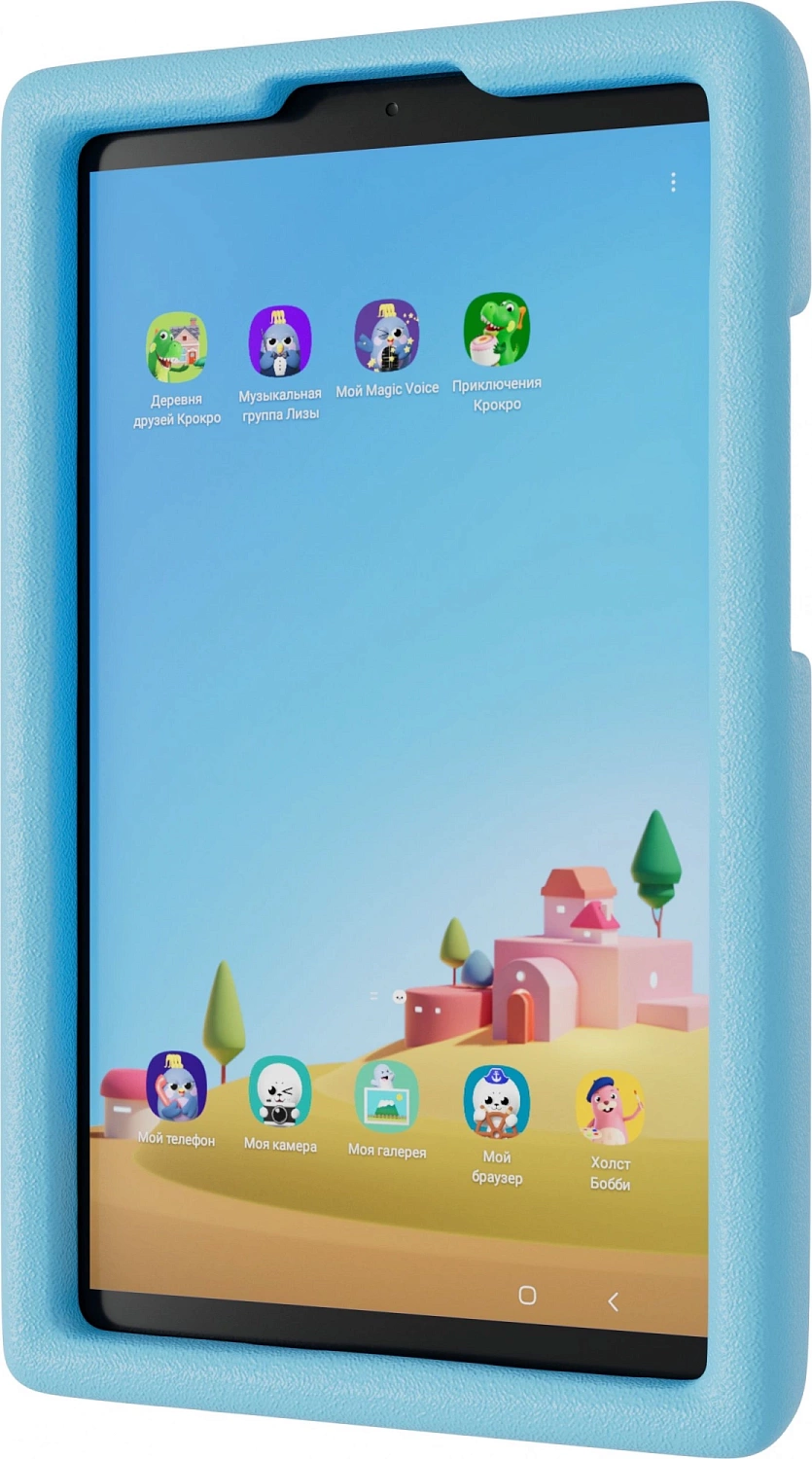 Планшет Samsung Galaxy Tab A9 Kids Edition G99 (2.2) 8C RAM4Gb ROM64Gb 8.7" LCD 1340x800 Android 13 серый 8Mpix 2Mpix BT WiFi microSD 1Tb 5100mAh 7hr