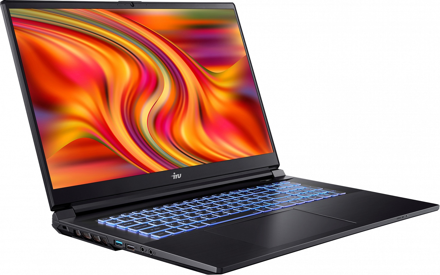 Ноутбук IRU Калибр 17ALC Core i5 12500H 16Gb SSD512Gb NVIDIA GeForce RTX 3060 6Gb 17.3" IPS FHD (1920x1080) Free DOS black WiFi BT Cam 3465mAh (1911325)