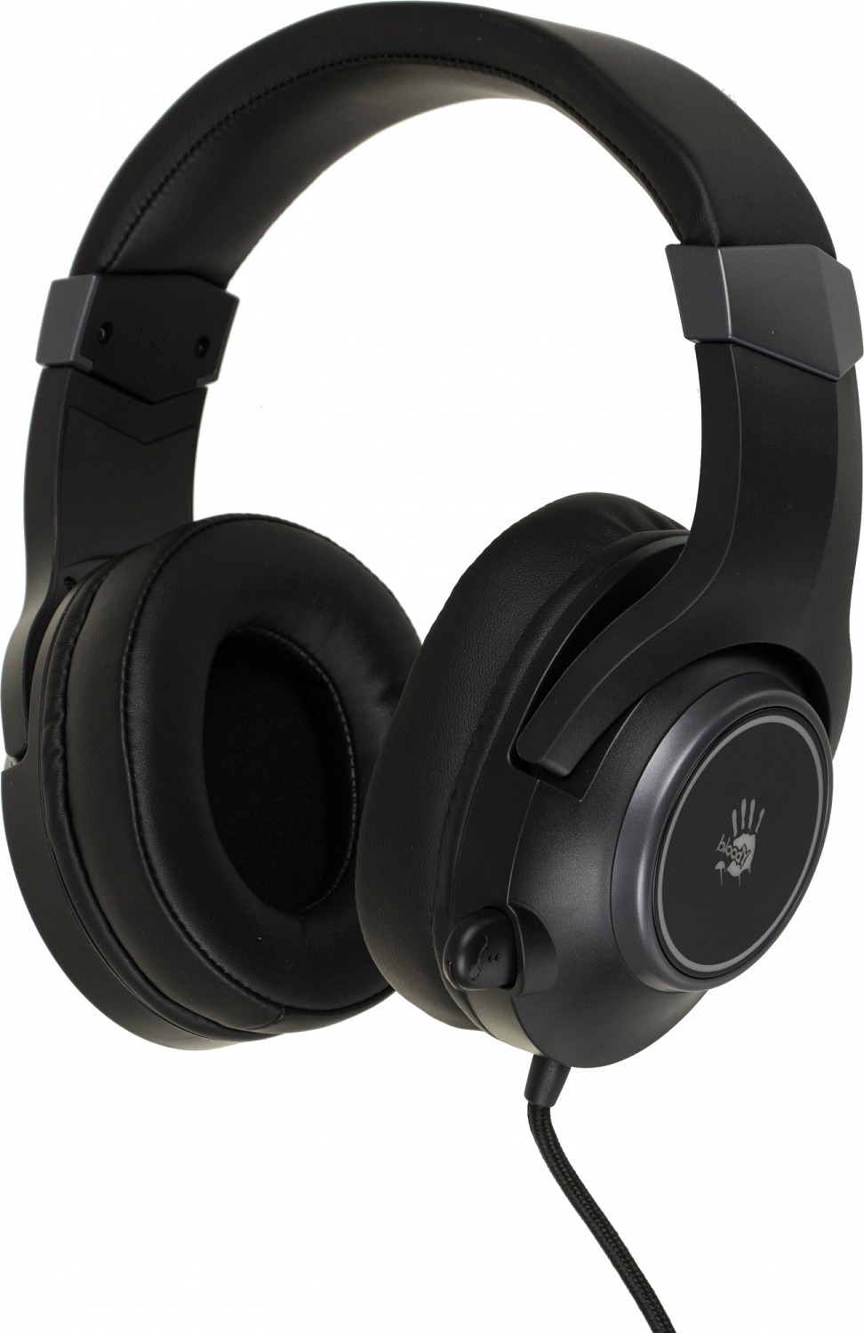 Наушники с микрофоном A4Tech Bloody G350 черный 2м мониторные USB оголовье (G350 USB/ BLACK)