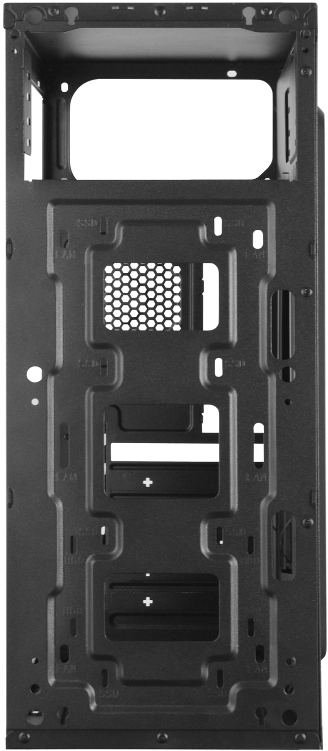 Корпус Digma DCC-MD301 черный без БП ATX 1x80mm 4x120mm 1xUSB2.0 1xUSB3.0 audio