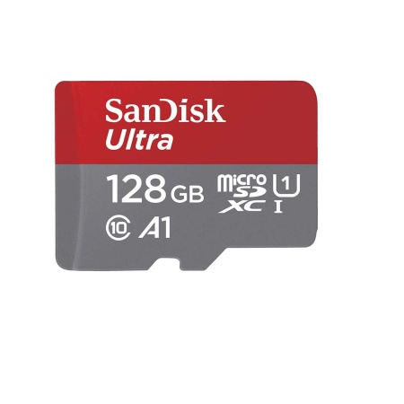 Карта Памяти SanDisk 128GB Ultra® microSDXC 120MB/s A1 Class 10 UHS-I
