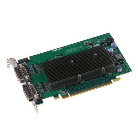 Видеокарта Matrox (M9125-E512F) M9125 PCIe x16, PCI-Ex16, 512MB, DDR2, 2xDVI-I, 2x DVI to Analog (HD15) Adapters, Max Digital Res. per Output up to 1920x1200 and 2560x1600, Max Analog Res. per Output 2048x1536, RTL