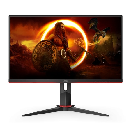 Монитор 27" AOC 27G2SPU 1920x1080@165Гц IPS W-LED 16:9 4(1)ms VGA HDMI DP 4*USB 3.2 80M:1 178/178 1000:1 300cd  HAS Pivot Tilt Swivel Speakers Black
