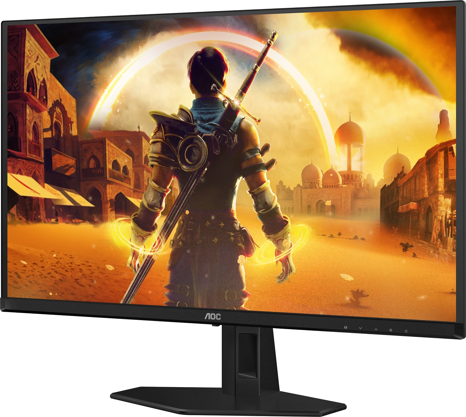 Монитор AOC 27" Q27G40ZDF черный QD OLED LED 0.5ms 16:9 HDMI матовая Piv 1000:1 200cd 178гр/178гр 2560x1440 240Hz DP 2K 4.06кг