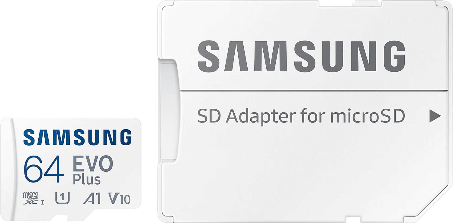 Флеш карта microSDXC Samsung 64GB MB-MC64KA EVO PLUS + adapter