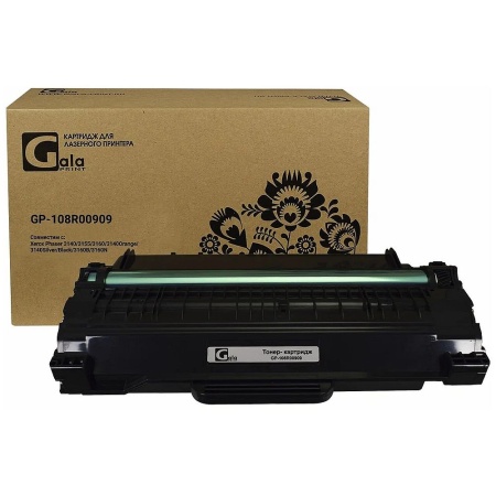 GalaPrint GP-108R00909 для принтеров Xerox Phaser 3140/3155/3160/3140Orange/3140Silver/Black/3160B/3160N 2500 копий