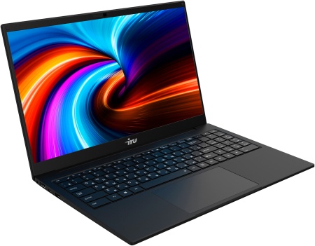 Ноутбук IRU Калибр 15TLI Core i3 1115G4 8Gb SSD256Gb Intel UHD Graphics 15.6" IPS FHD (1920x1080) Free DOS black WiFi BT Cam 7200mAh (1871663)