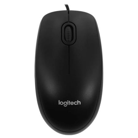 Мышь проводная Logitech B100 Black