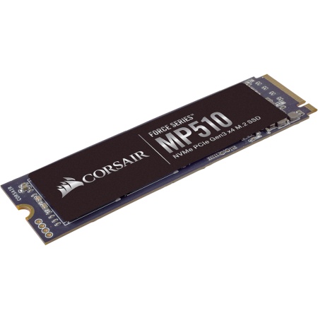 M.2 2280 960GB Corsair MP510 Client SSD CSSD-F960GBMP510 PCIe Gen3x4 with NVMe, 3480/3000, IOPS CSSD-F960GBMP510 610/570K, MTBF 1.8M, 3D TLC, 1700TBW, NVMe 1.3, RTL {10}