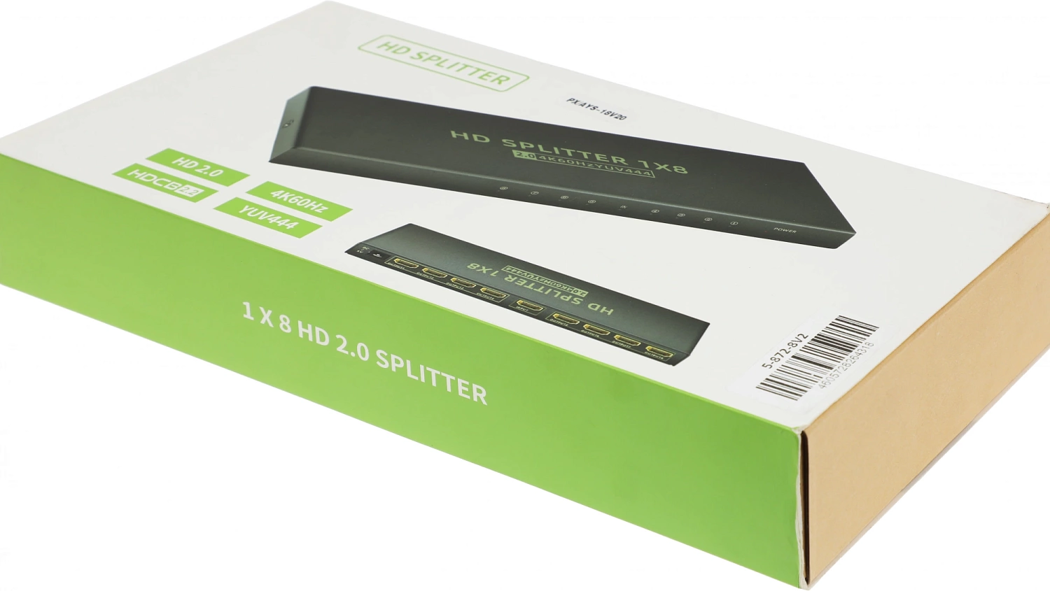 Сплиттер аудио-видео Premier 5-872-8V2 HDMI (f)/8xHDMI (f) черный