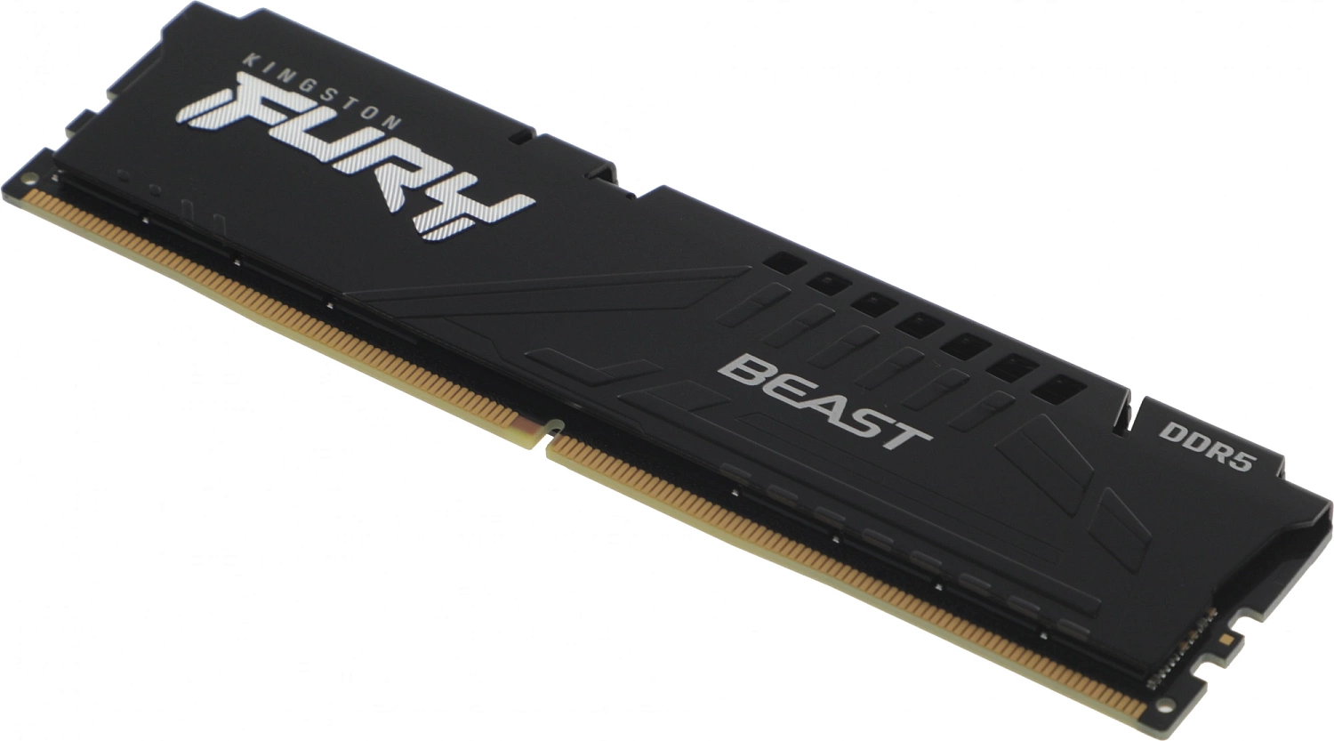 Модуль памяти Kingston 32GB DDR5 6400 CL32 FURY Beast Black EXPO Non-ECC Unbuffered DIMM 2RX8 32-39-39 1.4V 288-pin 16Gbit