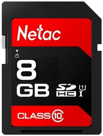 Носитель информации Netac P600 8GB SDHC C10 up to 20MB/s, retail pack