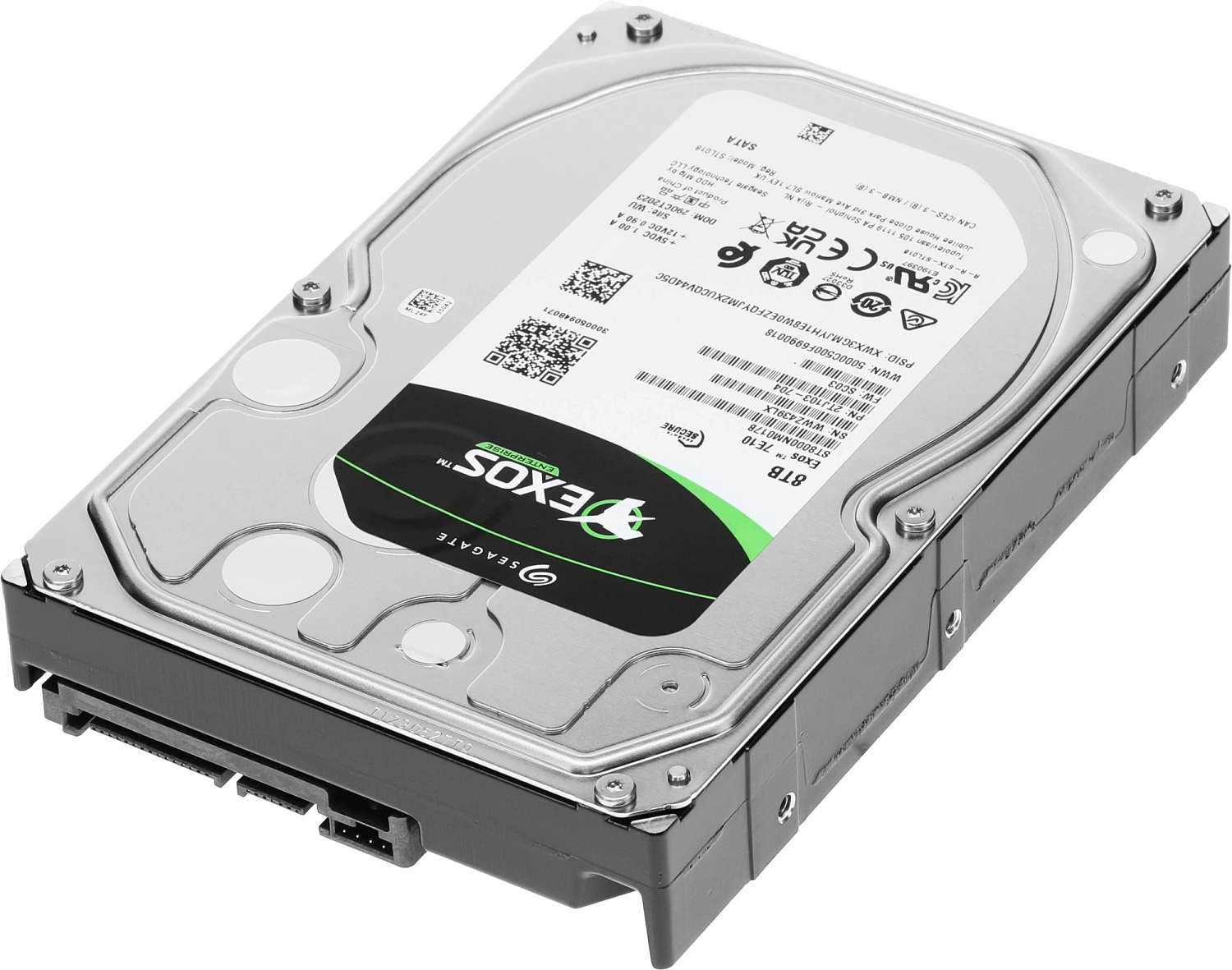 Жесткий диск Seagate SATA-III 8TB ST8000NM017B Server Exos 7E10 4KN (7200rpm) 256Mb 3.5"