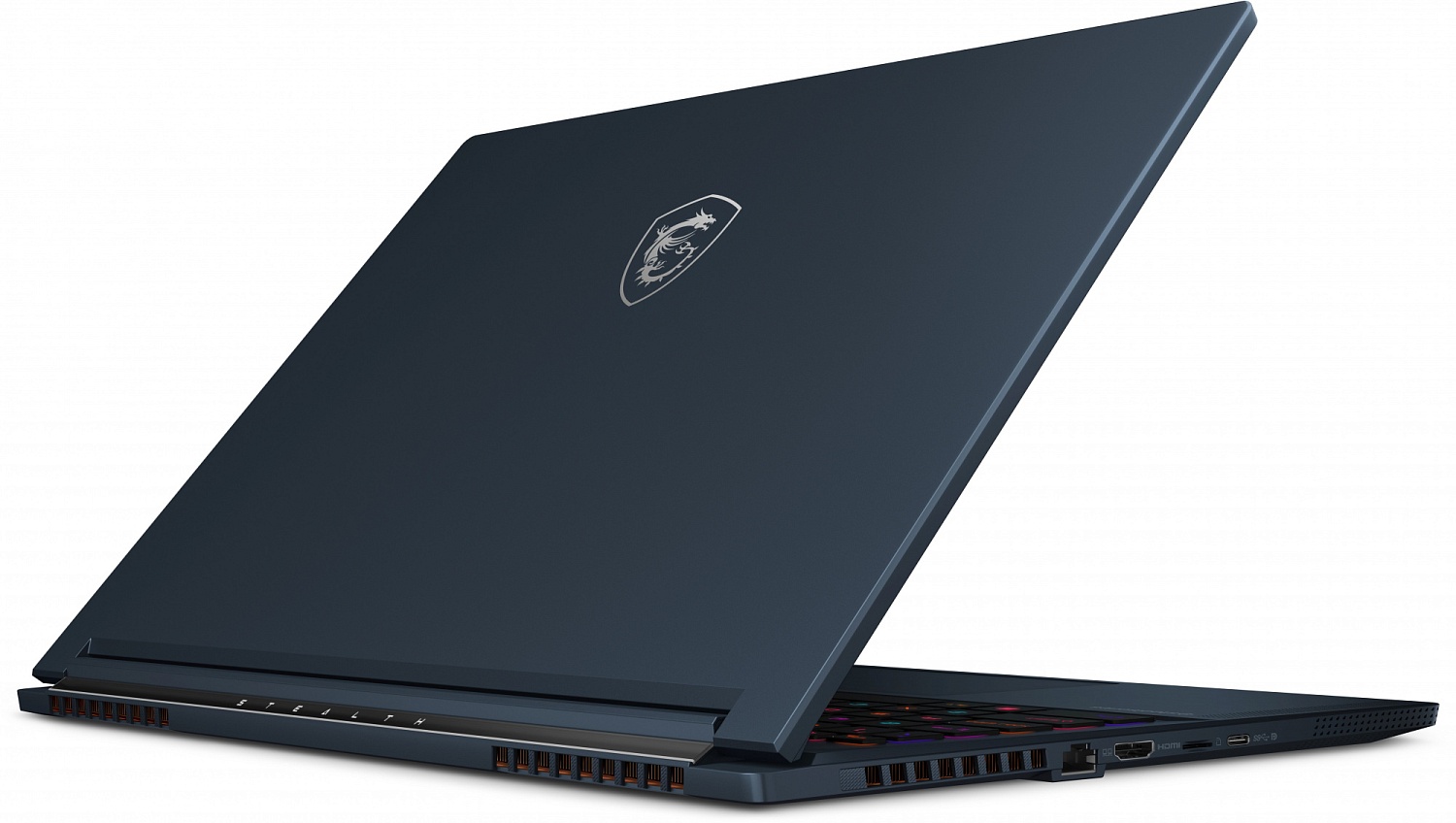 Ноутбук MSI Stealth 16 Studio A13VG-225RU Core i7 13700H 32Gb SSD2Tb NVIDIA GeForce RTX4070 8Gb 16" IPS QHD+ (2560x1600) Windows 11 Home dk.blue WiFi BT Cam (9S7-15F212-225)
