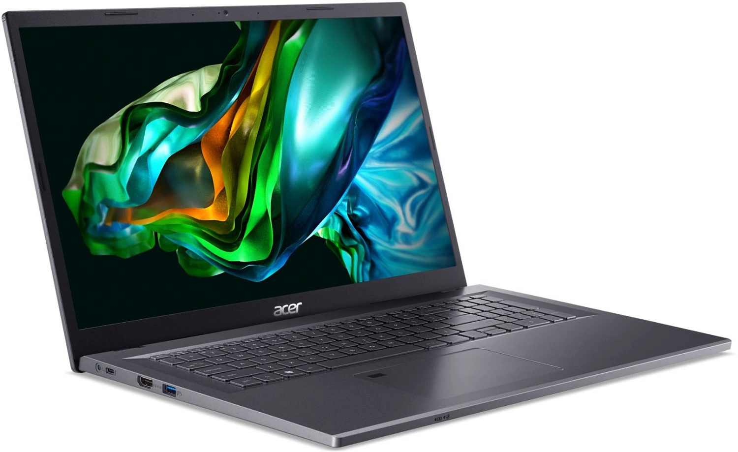 Ноутбук Acer Aspire 5 A517-58GM-505U Core i5 1335U 16Gb SSD512Gb NVIDIA GeForce RTX 2050 4Gb 17.3" IPS FHD (1920x1080) noOS metall WiFi BT Cam (NX.KJLCD.006)