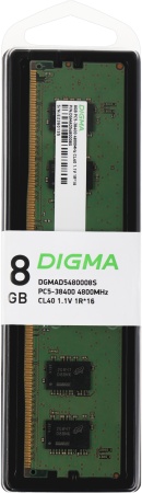 Память DDR5 8Gb 4800MHz Digma DGMAD5480008S RTL PC5-38400 CL40 DIMM 288-pin 1.1В single rank Ret