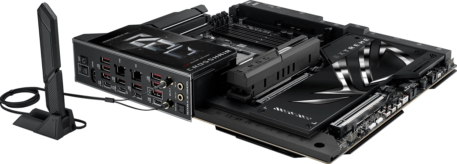 Материнская плата ASUS ROG CROSSHAIR X870E EXTREME, AM5, X870E, 4*DDR5, 4*SATA, 5*M.2,  10*USB 3.2, 2*Type-C, 2*USB4, 6*PCIx16, HDMI, E-ATX; 90MB1LB0-M0EAY0