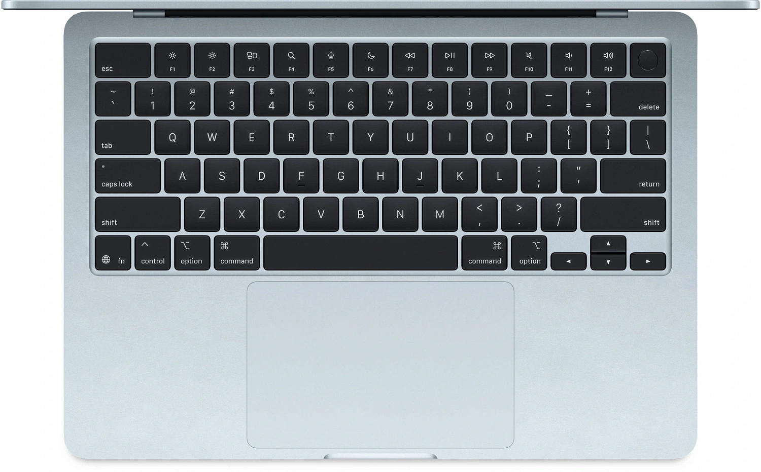 Ноутбук Apple MacBook Air A3240 M4 10 core 16Gb SSD512Gb/10 core GPU 13.6" Liquid Retina (2560x1664) macOS lt.blue WiFi BT Cam (MC6U4RU/A)