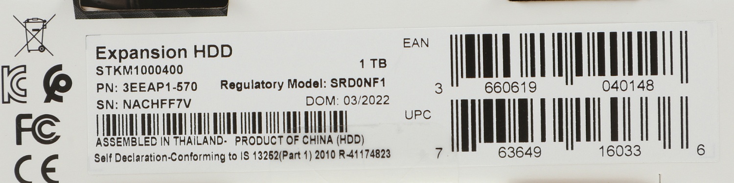 Жесткий диск Seagate USB 3.0 1Tb STKM1000400 Expansion Portable 2.5" черный Жесткий диск Seagate USB 3.0 1Tb STKM1000400 Expansion Portable 2.5" черный