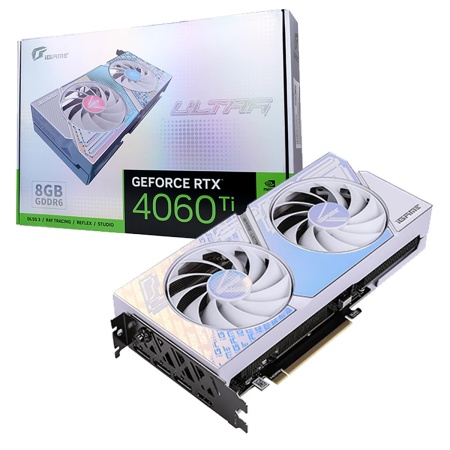 RTX4060Ti Ultra W DUO OC 8GB-V 128-bit GDDR6 DPx3 HDMI 2FAN RTL