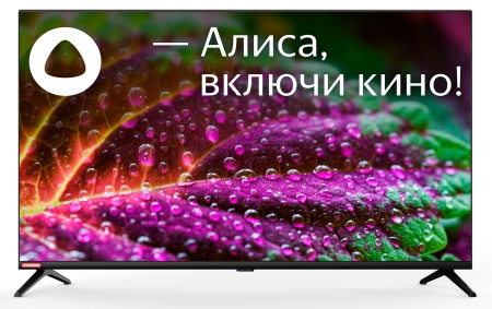 Телевизор LED Starwind 40" SW-LED40SG300 Яндекс.ТВ Frameless черный FULL HD 60Hz DVB-T DVB-T2 DVB-C DVB-S DVB-S2 USB WiFi Smart TV