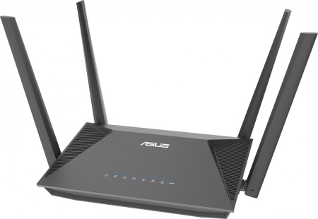 Роутер ASUS RT-AX52//802.11 a/b/g/n/ac/ax, 1201+574 Mbps, 2,4 + 5 gGz, 4 antennas; 90IG08T0-MO3H00