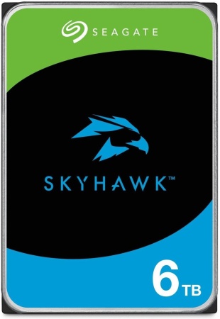 Жесткий диск Seagate SATA-III 6TB ST6000VX009 Surveillance Skyhawk (5400rpm) 256Mb 3.5"