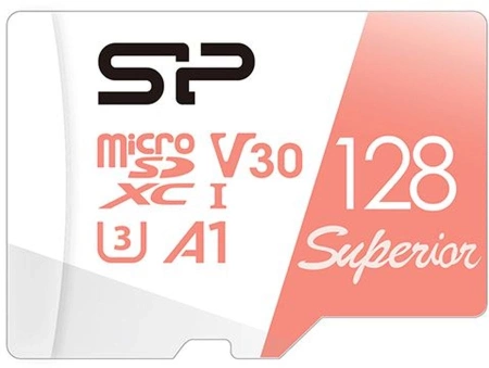 Флеш карта microSDXC 128GB Silicon Power SP128GBSTXDV3V20SP + adapter