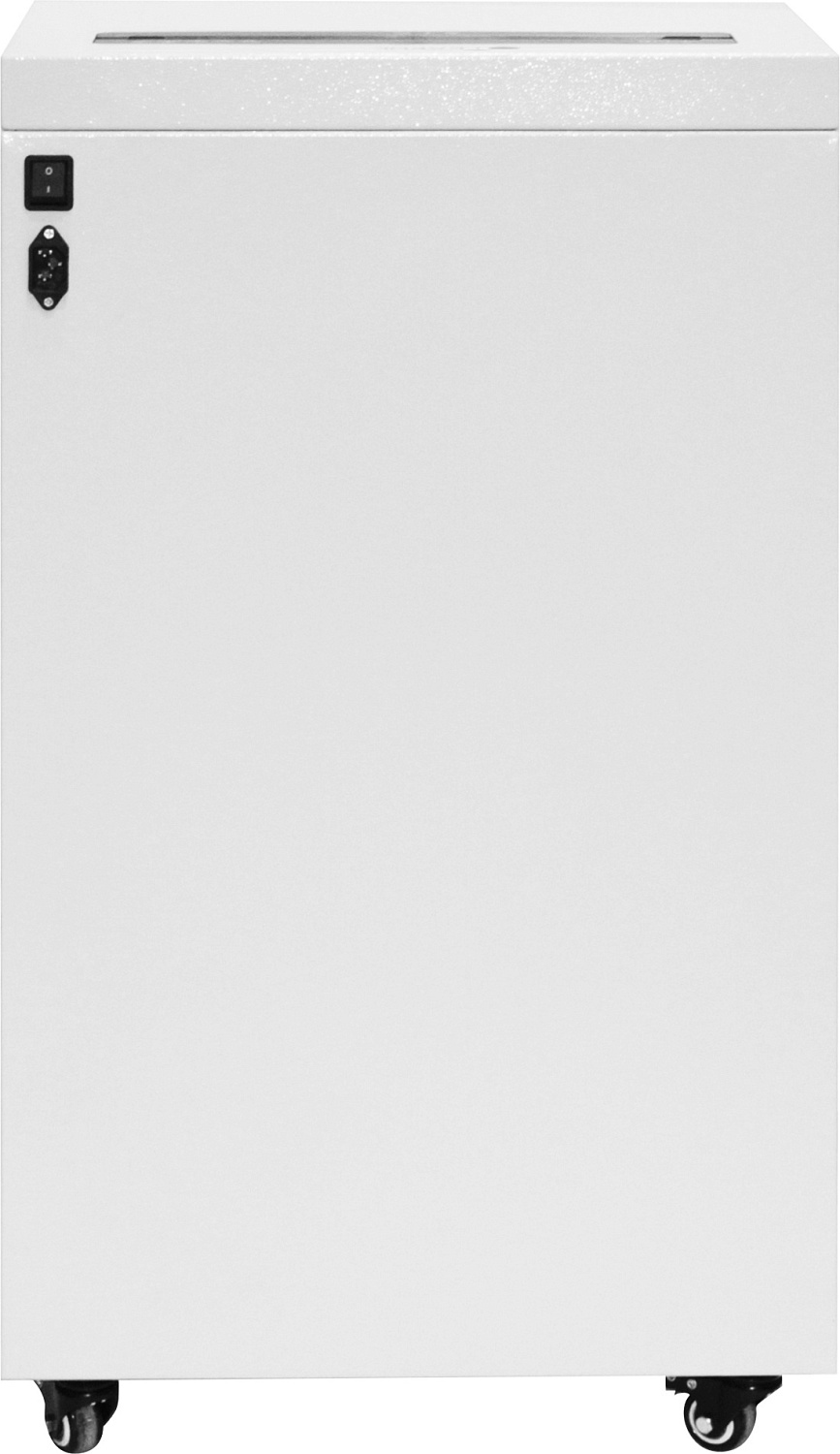 Шредер Heleos УО65-5 белый (секр.P-5) фрагменты 20лист. 65лтр. скрепки скобы пл.карты CD