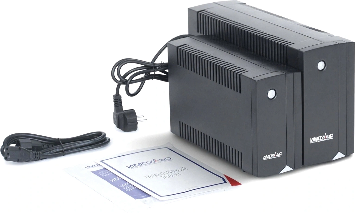 Источник бесперебойного питания Импульс Юниор 650 360Вт 650ВА черный