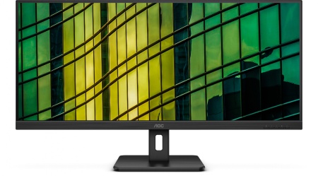 Монитор 34" AOC U34E2M 3440x1440@100Гц VA LED 21:9 4ms 2*HDMI DP 20M:1 4000:1 178/178 300cd Tilt Black