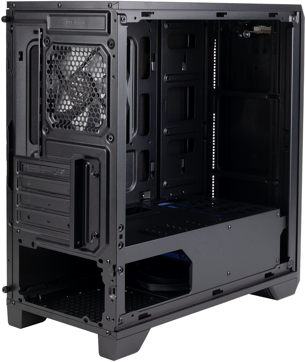 Корпус Hiper H606 черный без БП mATX 3x120mm 1xUSB2.0 1xUSB3.0 audio bott PSU